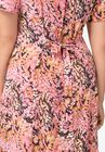 Button-Front Flounce Hem Dress, , alternate image number null