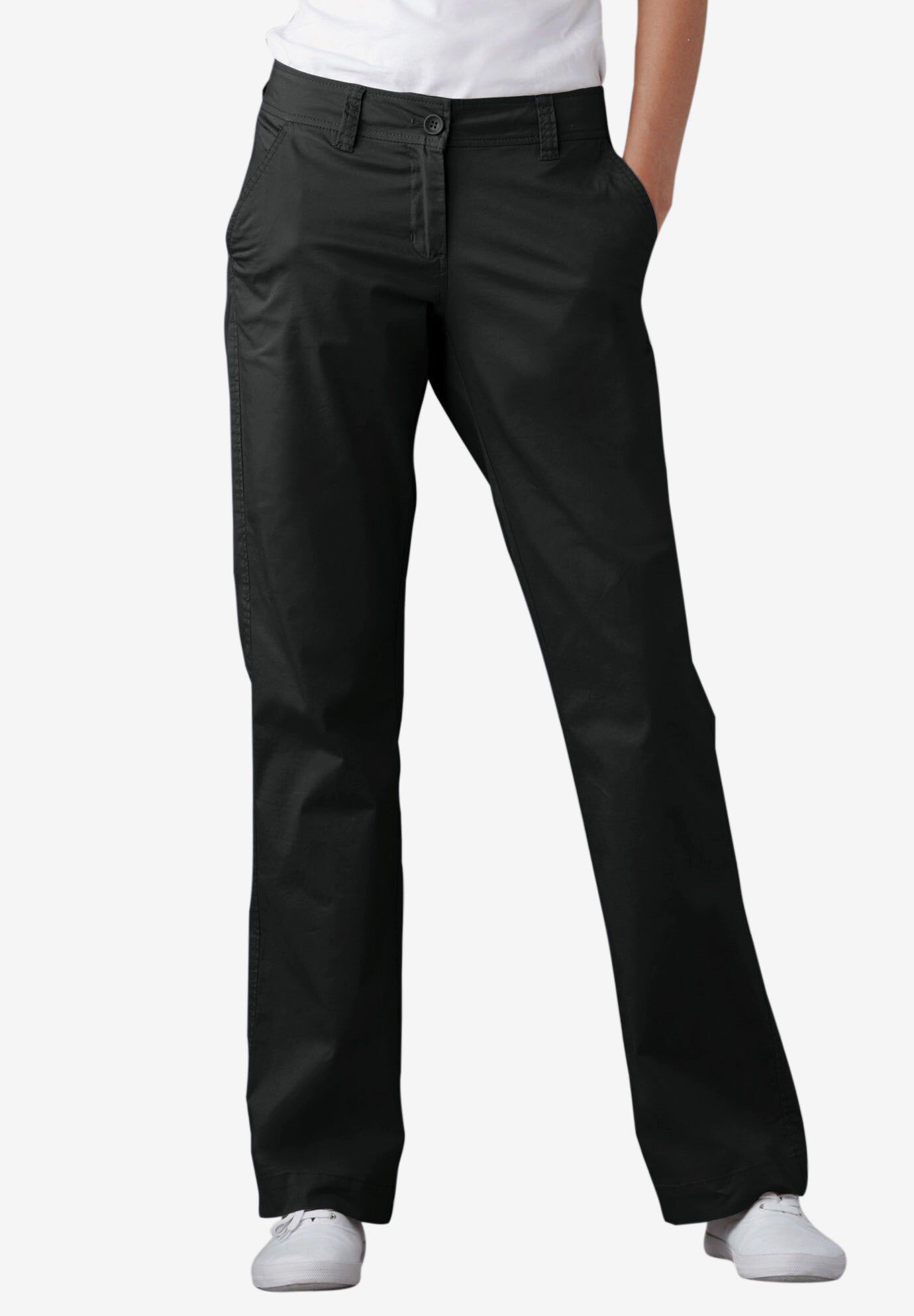 Classic Stretch Chino, BLACK, hi-res image number 0