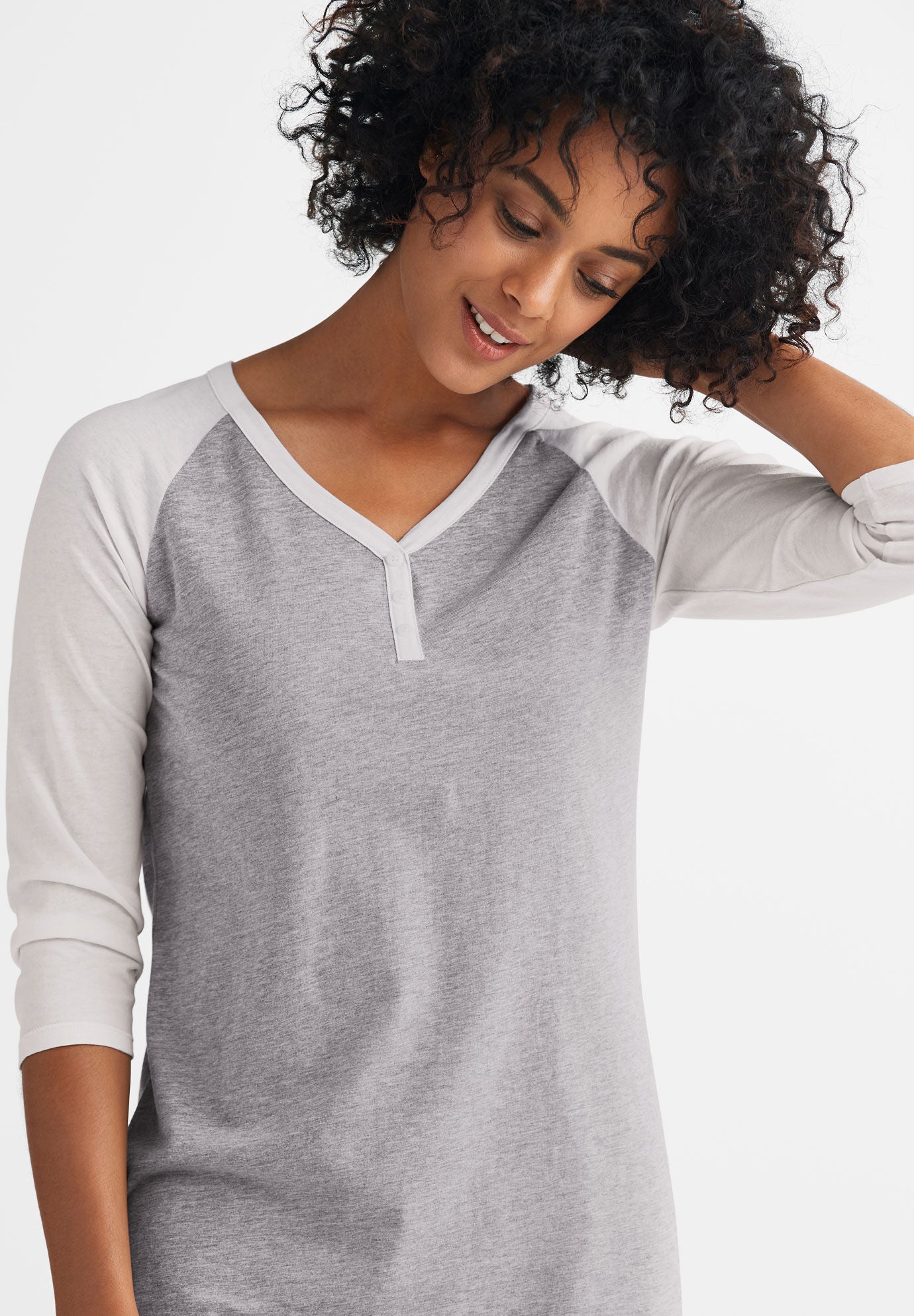 Colorblock Sleepshirt by ellos&reg;, , alternate image number 2