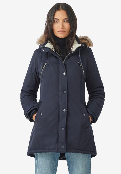 Modern A-line Parka, VINTAGE NAVY, hi-res image number null