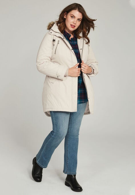 Modern A-line Parka, , alternate image number null