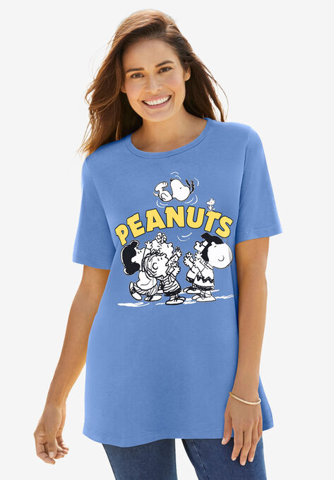Peanuts Short Sleeve Crew Tee Peanuts Group Blue, FRENCH BLUE, hi-res image number null