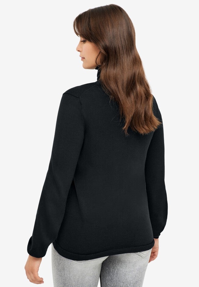 Blouson Sleeve Turtleneck, , on-hover image number null