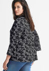Mock Neck Jacquard Top, , on-hover image number null
