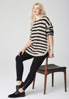 Striped Tunic Sweater, , alternate image number null