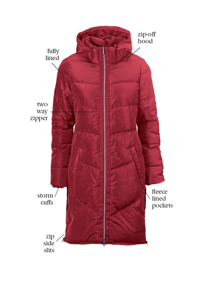 Long Puffer Coat, , alternate image number null