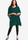 Burnout Velvet Tunic, DEEP EMERALD, hi-res image number null