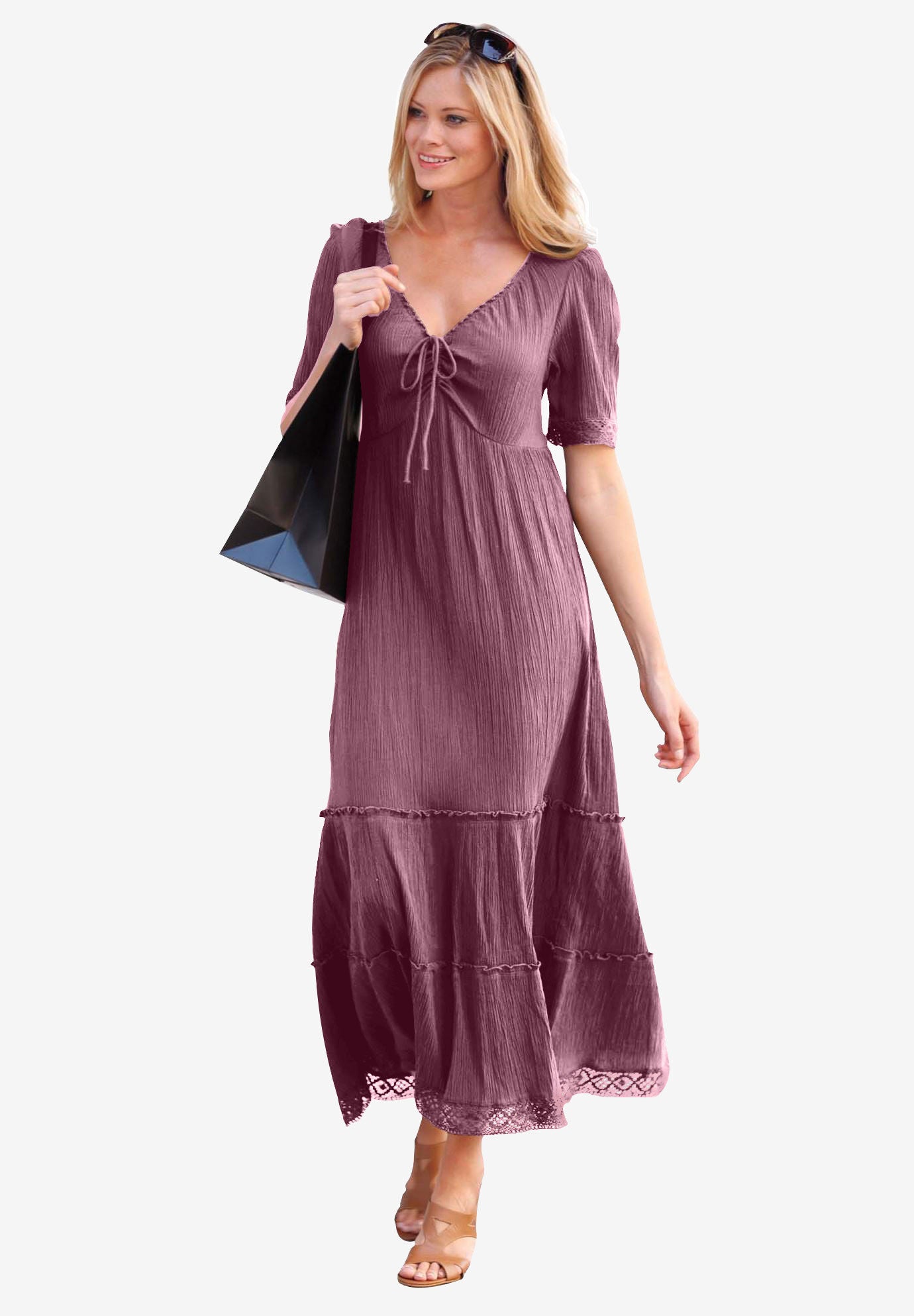 Gauze Maxi Dress Fullbeauty Outlet