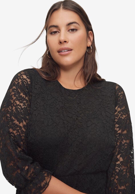 Empire Waist Lace Tunic, , alternate image number null