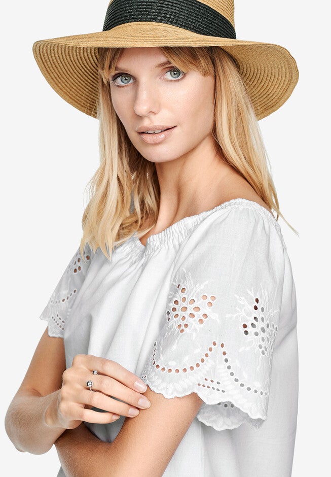 Straw Panama Hat, , alternate image number null