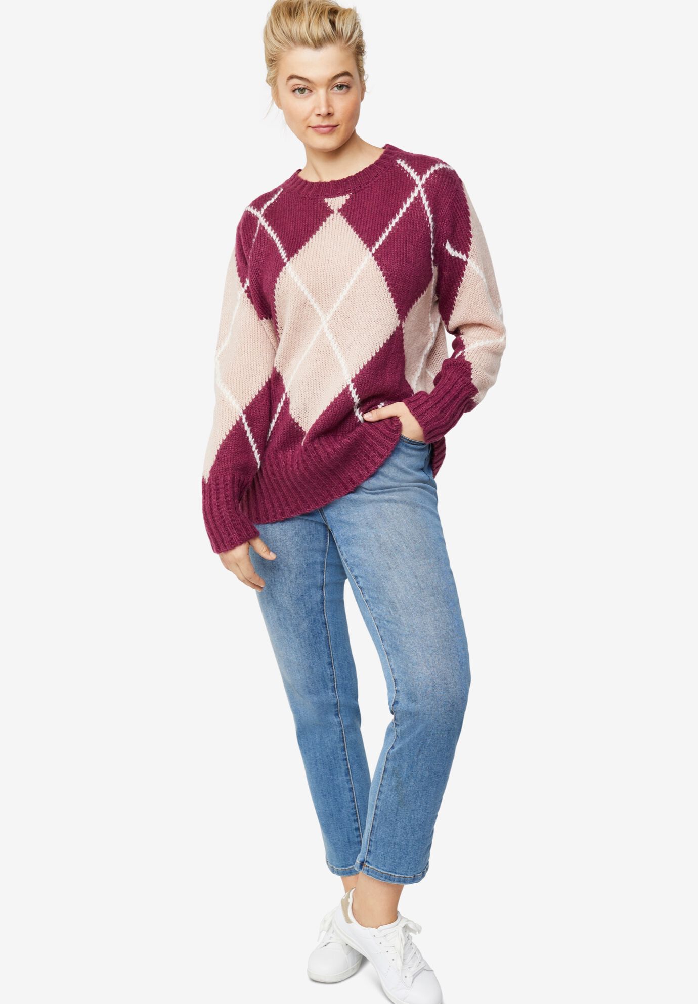 Argyle Pullover, , alternate image number 3