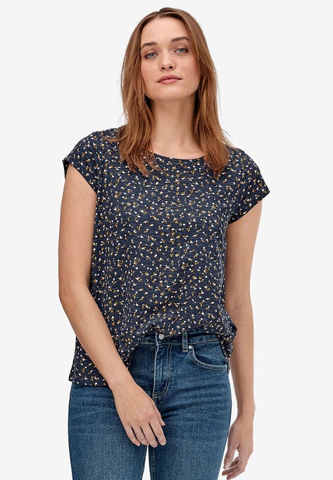 Trapeze Knit Tee, , alternate image number null