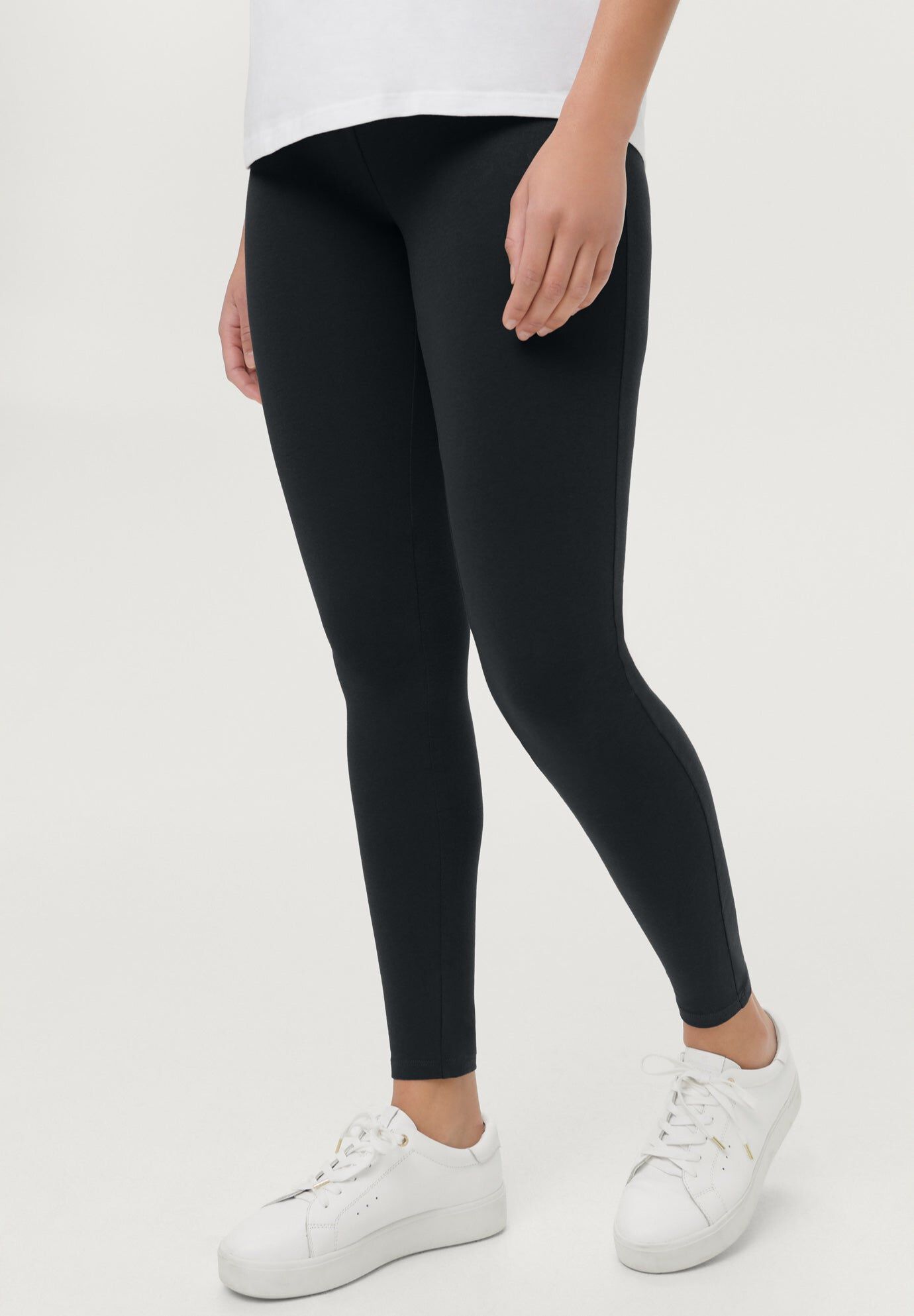Cotton Spandex Full Length Leggings