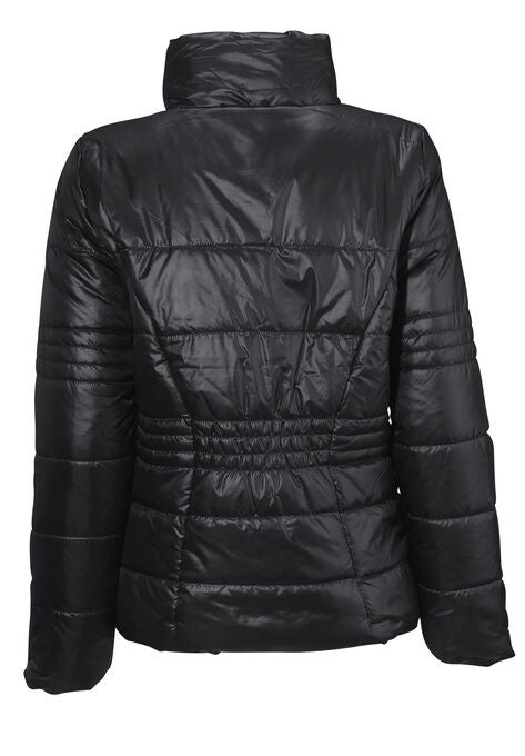 Short Puffer Zip Front Jacket, , alternate image number null