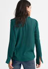 Ruffle-Trim Crinkle Blouse, , on-hover image number null
