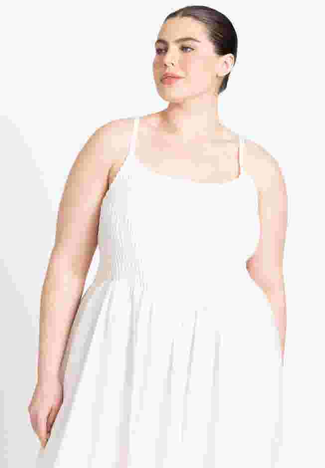 Poplin Textured Flare Dress image number 2