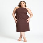 Chain Detail Midi Dress image number null