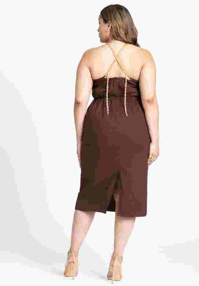 Chain Detail Midi Dress image number 2