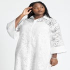 Floral Oversized Shirt Dress image number null