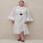 Floral Oversized Shirt Dress image number null