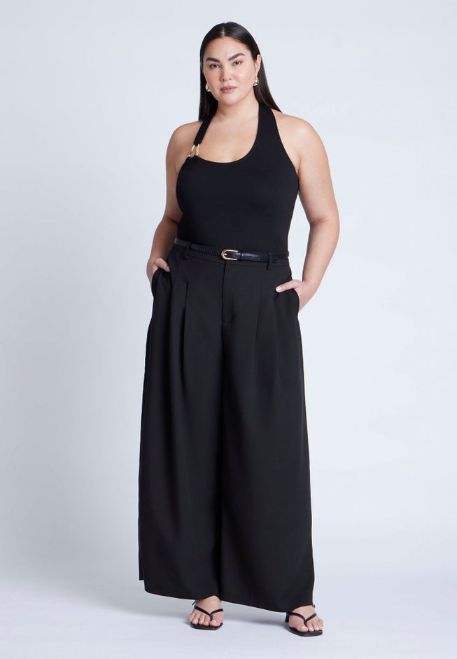 Asym Halter With Hardware Detail image number 2