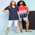 Ultimate Rhinestone V Neck Tunic image number 3