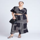 Printed Wrap Top image number 3