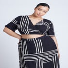 Printed Wrap Top image number 0