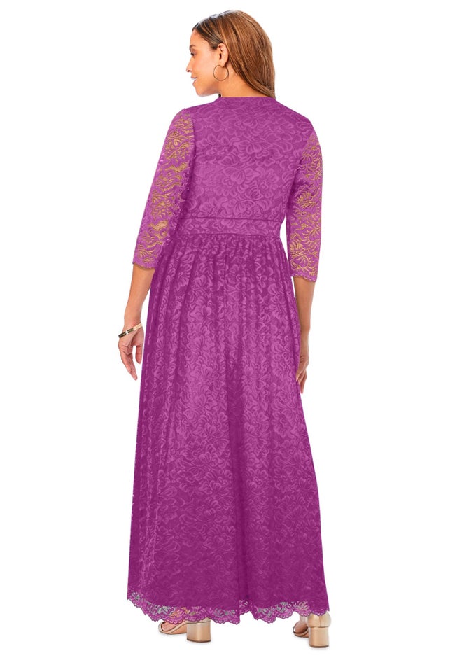 Stretch Lace Maxi Dress image number 1