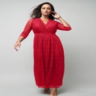 Stretch Lace Maxi Dress image number null