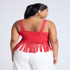 Fringe Crop Top image number null