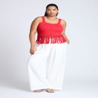 Fringe Crop Top image number null