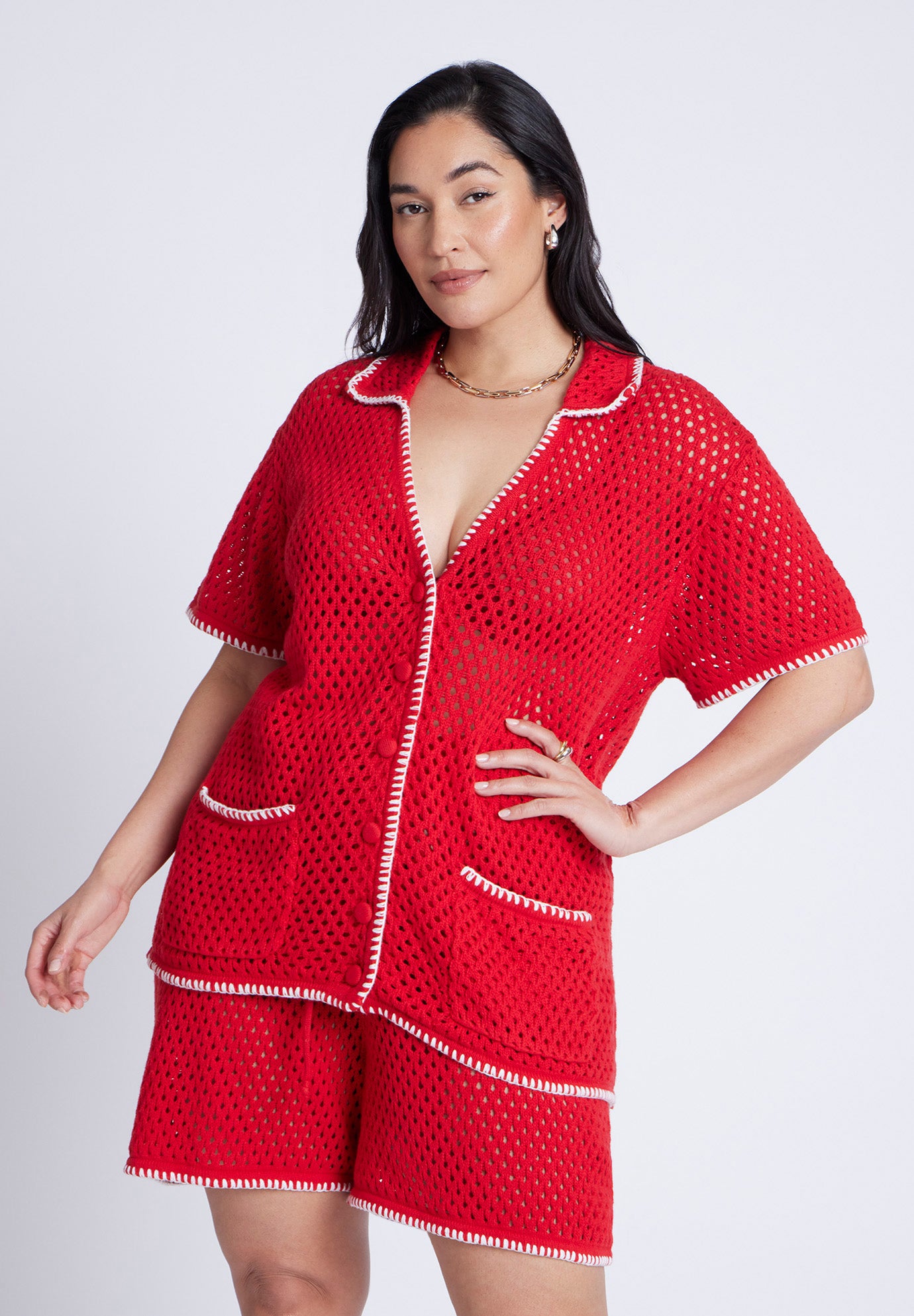 Crochet Sweater Tee image number 0