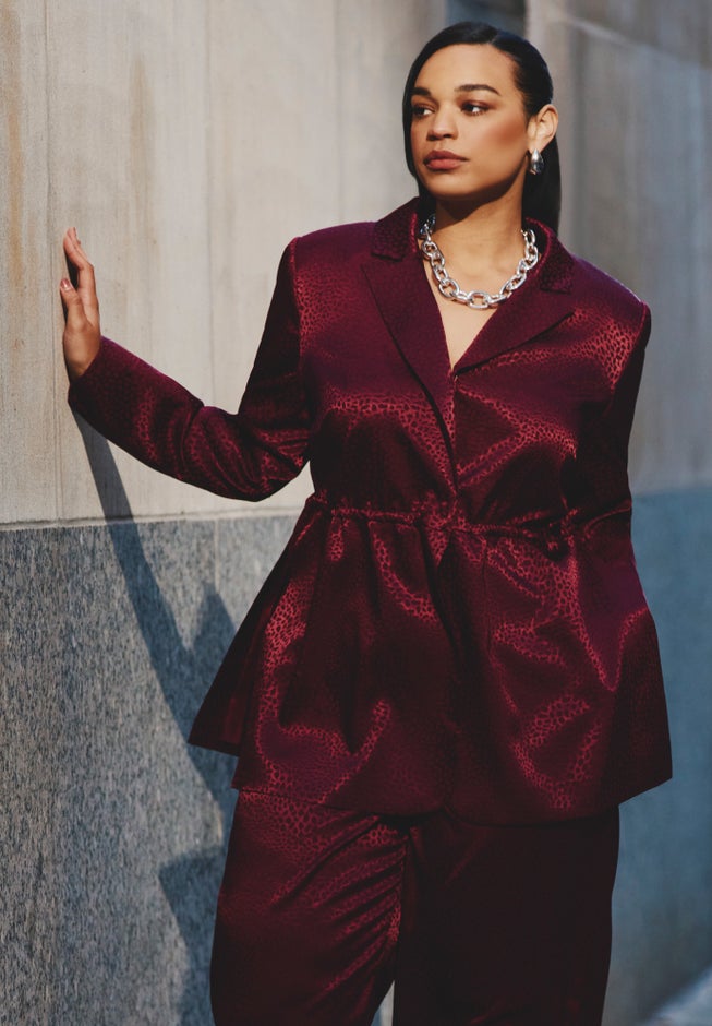 Blazer With Long Ties image number 3