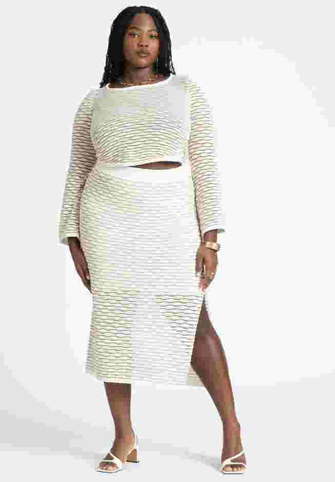 Novelty Knit Maxi Skirt image number 0
