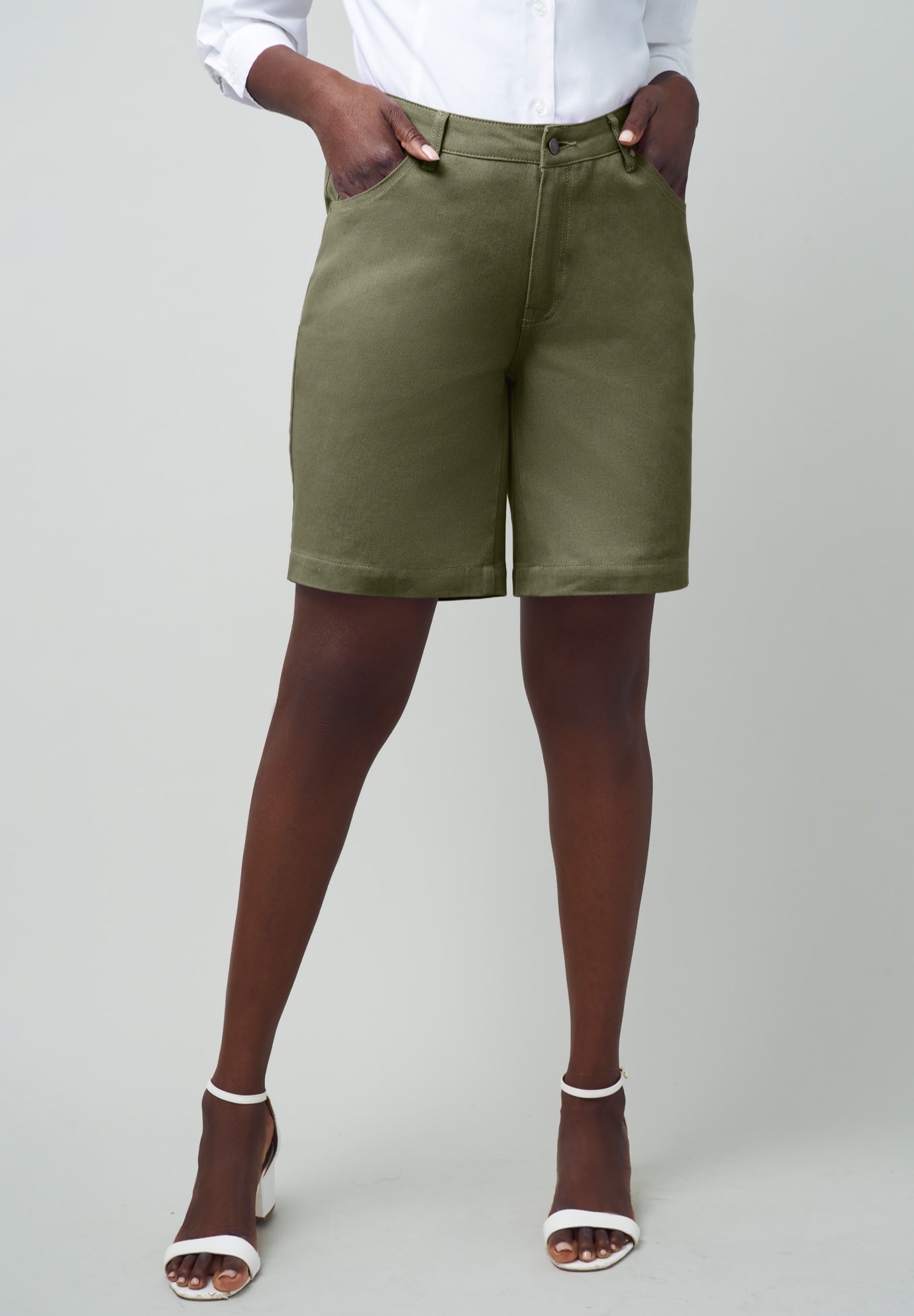 Classic Cotton Denim Shorts image number 0