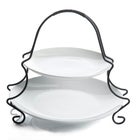 2-Tier Serving Set with Wire Stand image number null