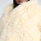 Textural Faux Fur Coat image number null