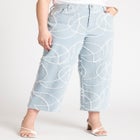 Embroidered Jean image number null