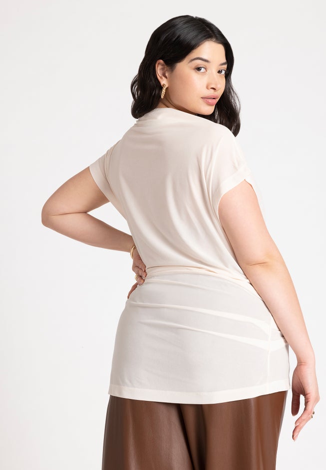 Draped Asym Top image number 2