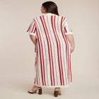 Striped Crochet Duster image number 3