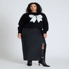Bow Intarsia Sweater image number 2
