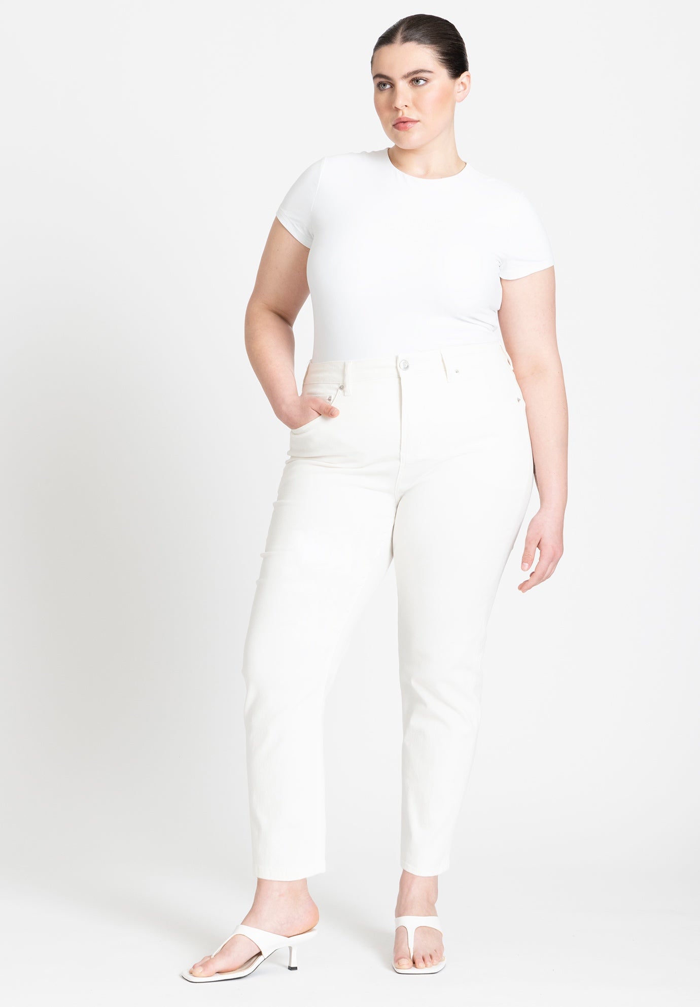 The Leigh Super Stretch Slim Leg Jean image number 0