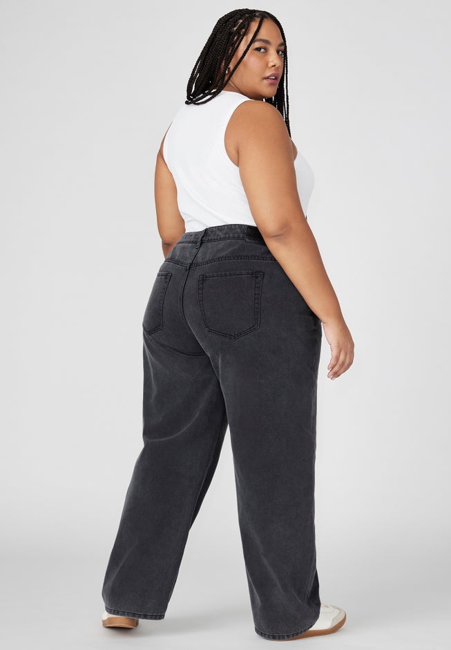The Yvette Rigid Wide Leg Jean image number 2