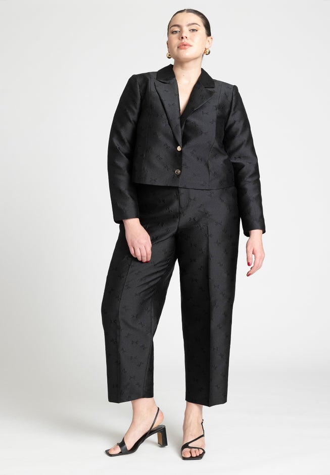 Jacquard Ankle Pant image number null