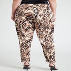 Velvet Waistband Printed Pant image number null