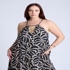 Hardware Detail Trapeze Maxi Dress image number 2