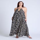 Hardware Detail Trapeze Maxi Dress image number 0