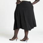 Oblong Hem Skirt image number null