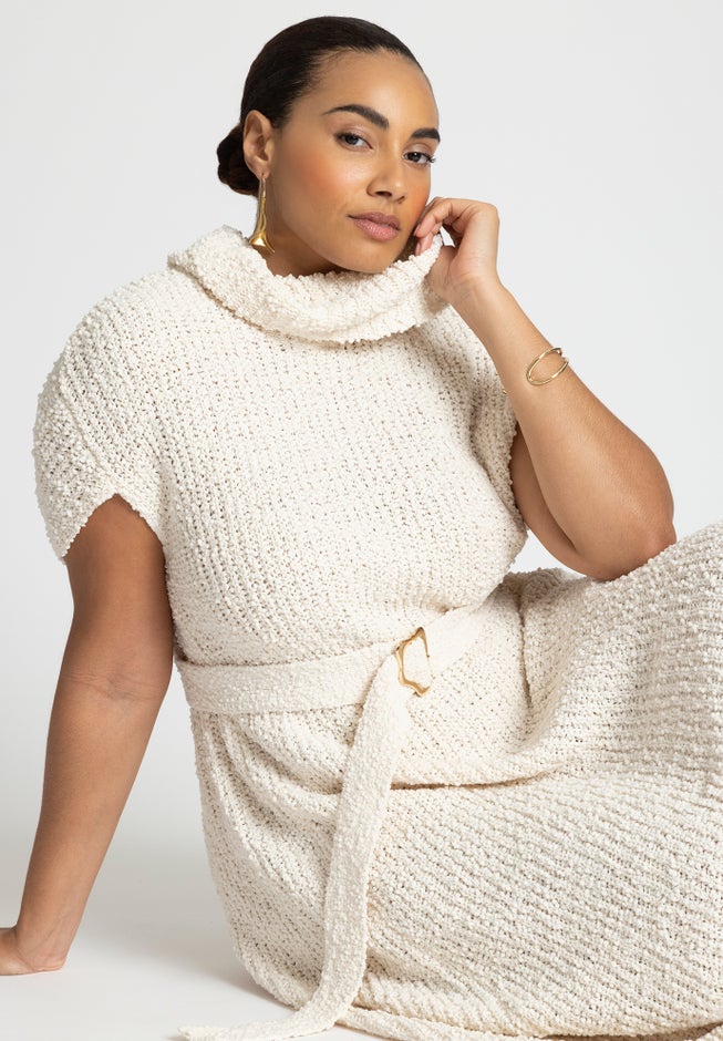 Cocoon Sweater Dress image number 4